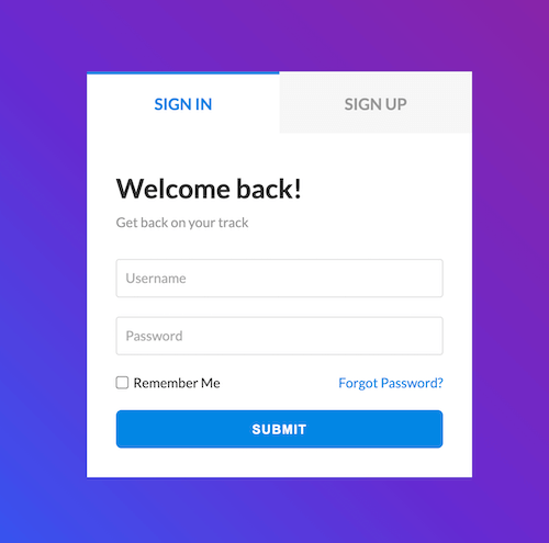 Login Form with HTML and CSS only